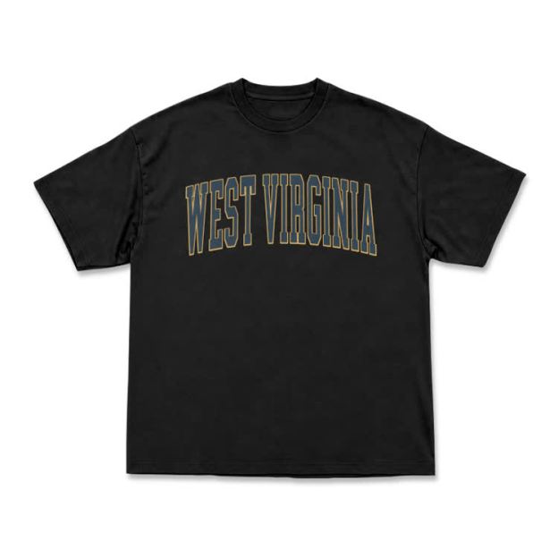 Classic West Virginia Varsity Graphic T-Shirt - Black - US16-18(2XL) - image 12