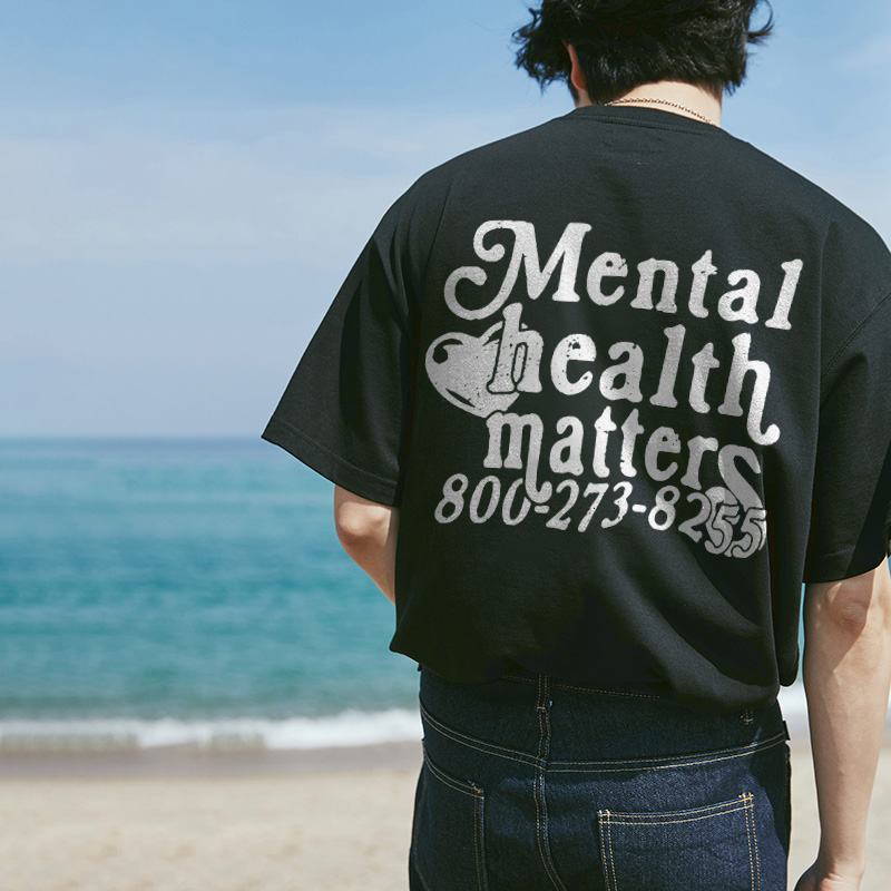 Mental Health Matters Print T-shirt