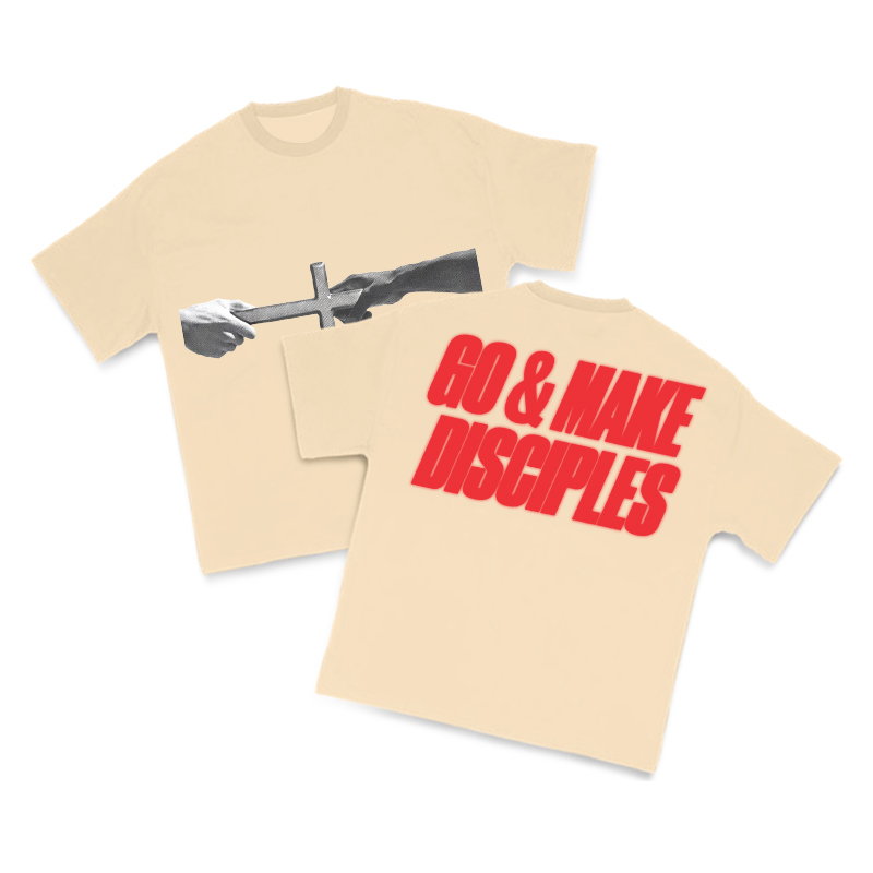 Go & Make Disciples Print T-shirt - Apricot - US16-18(2XL) - image 7