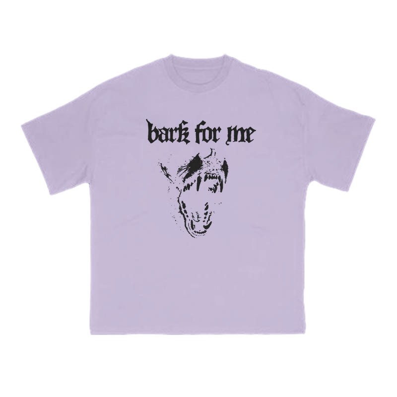 Bark For Me Print T-shirt - Purple - US16-18(2XL) - image 8