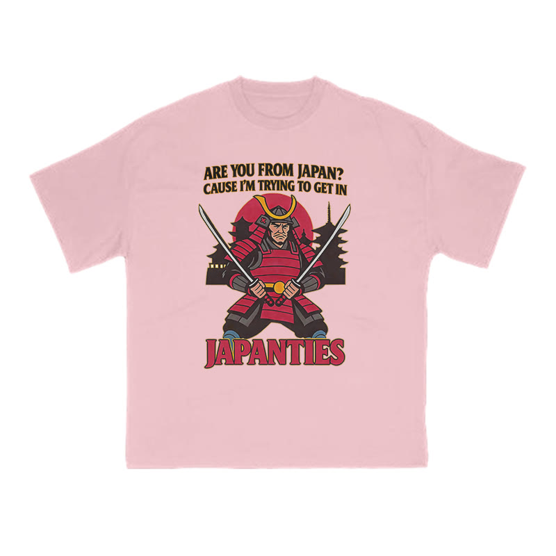 I'm Trying To Get In Japanties Print T-shirt - Pink - US16-18(2XL) - image 9