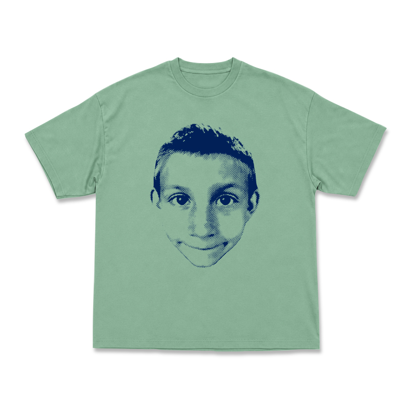 Art Inspired Half Tone Portrait Print Street T-Shirt - Light Green - US16-18(2XL) - image 9