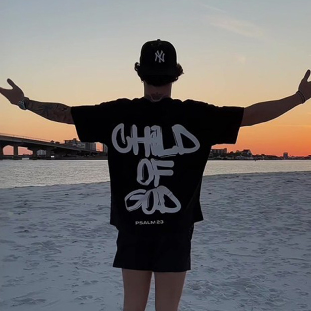 100% Cotton Child Of God Print T-shirt - image 8