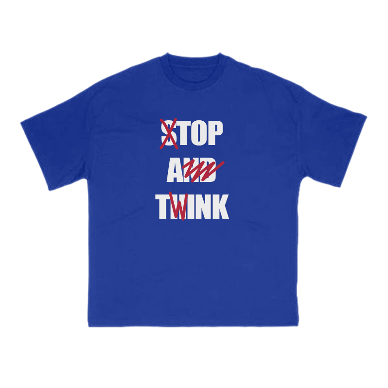 Top A Twink Print T-shirt - Blue - US16-18(2XL) - image 11