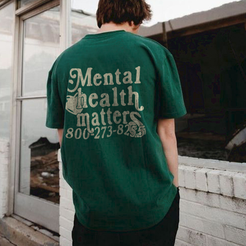 Mental Health Matters Print T-shirt