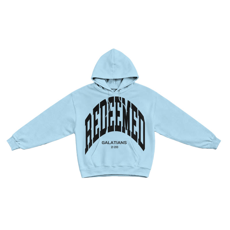 Redeemed Galatians 2:20 Print Causal Hoodie - Blue - US16-18(2XL) - image 7