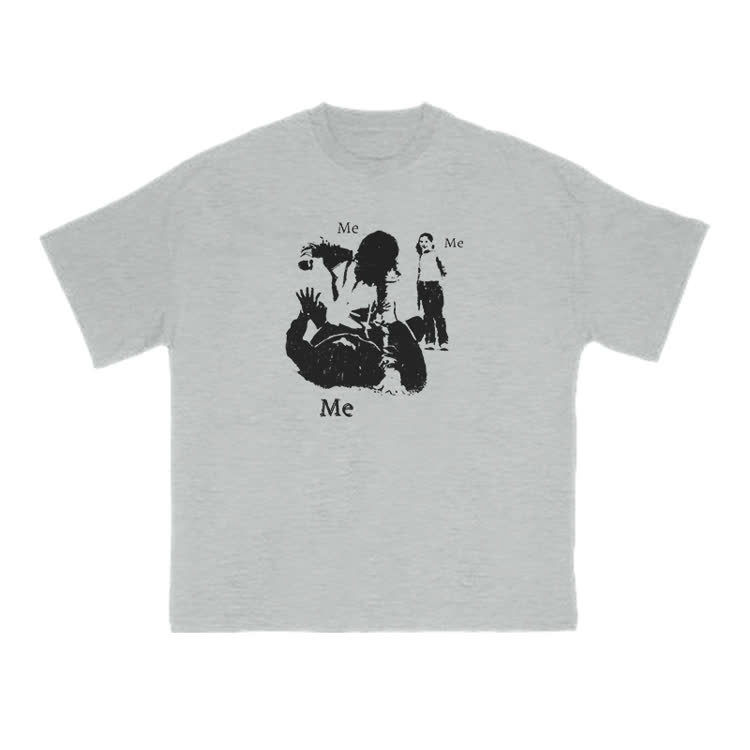 Jesus Is Alive, Catch The Vision Print T-shirt - Grey - US16-18(2XL) - image 3