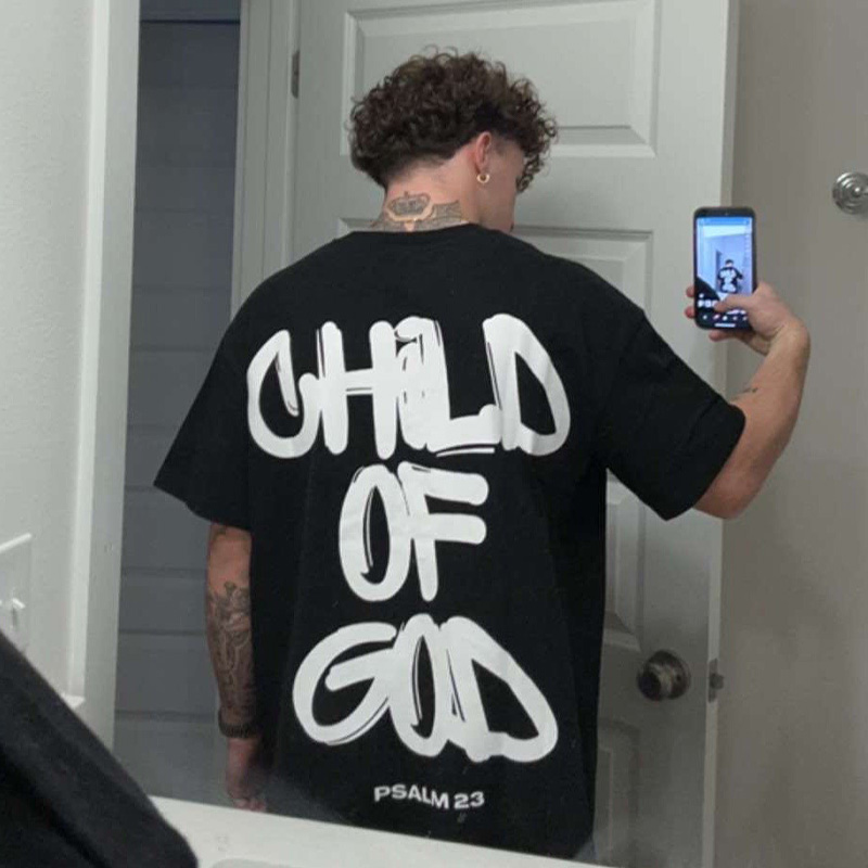 100% Cotton Child Of God Print T-shirt - image 7