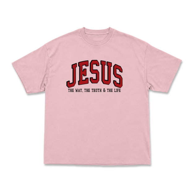 Jesus The Way The Truth & The Life Print T-Shirt - Pink - US16-18(2XL) - image 14