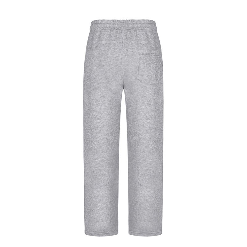 Solid Color Straight Drawstring Casual Sweatpants - image 7