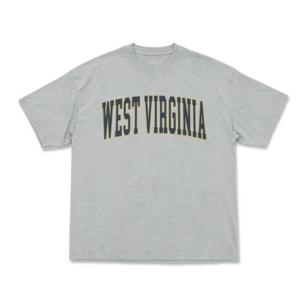 Classic West Virginia Varsity Graphic T-Shirt - Grey - US16-18(2XL) - image 4