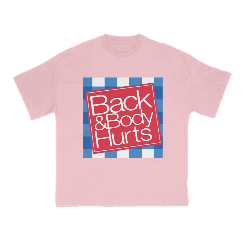 Back & Body Hurts Print T-shirt - Pink - US16-18(2XL) - image 13