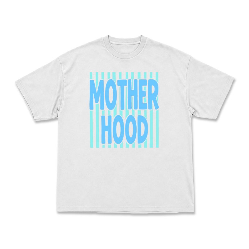 Streetwear Motherhood Round Neck Graphic Print T-Shirt - White - US16-18(2XL) - image 7