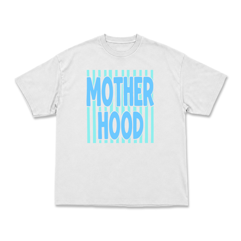 Streetwear Motherhood Round Neck Graphic Print T-Shirt - White - US16-18(2XL) - image 7