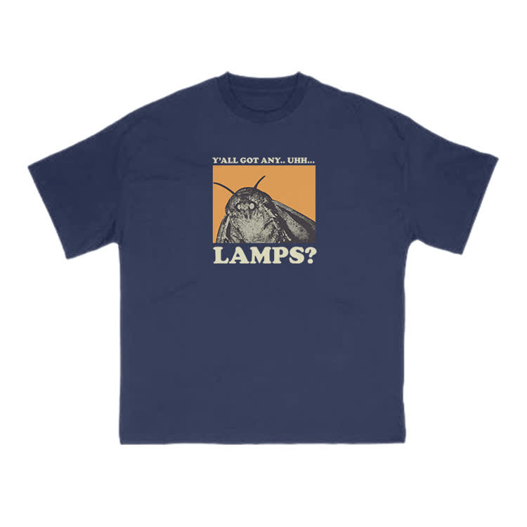 Y'all Got Any Lamps Meme Print T-shirt - Navy Blue - US16-18(2XL) - image 11