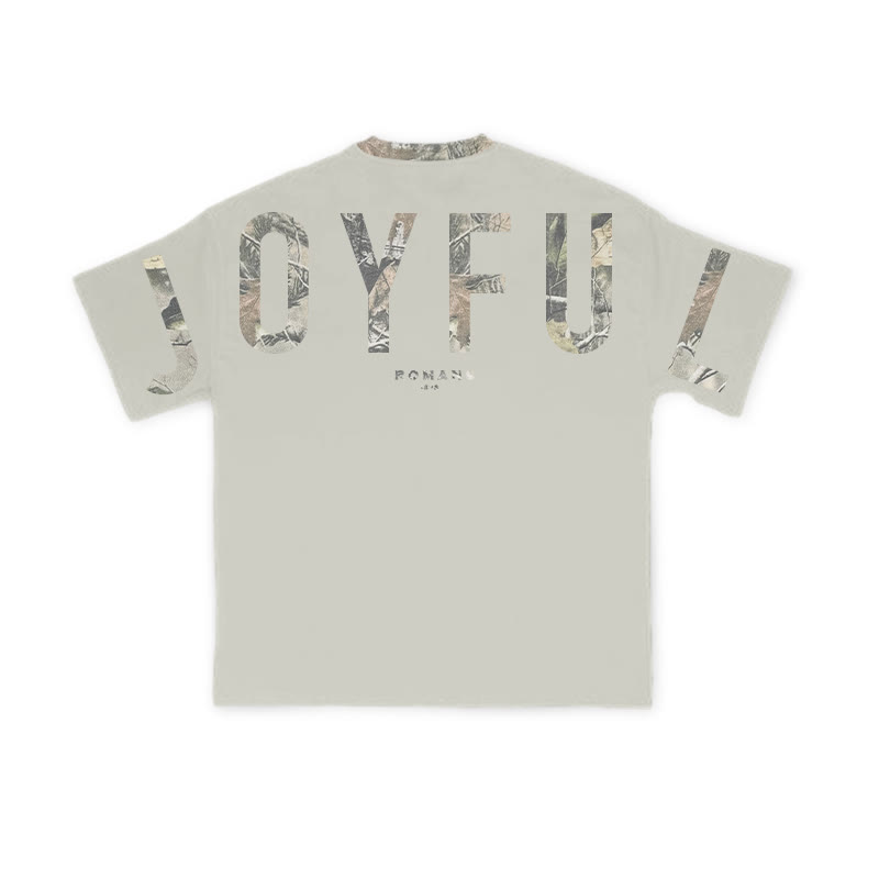 Joyful Romans 12:12 Dead Leaves Camouflage Print T-shirt - image 8