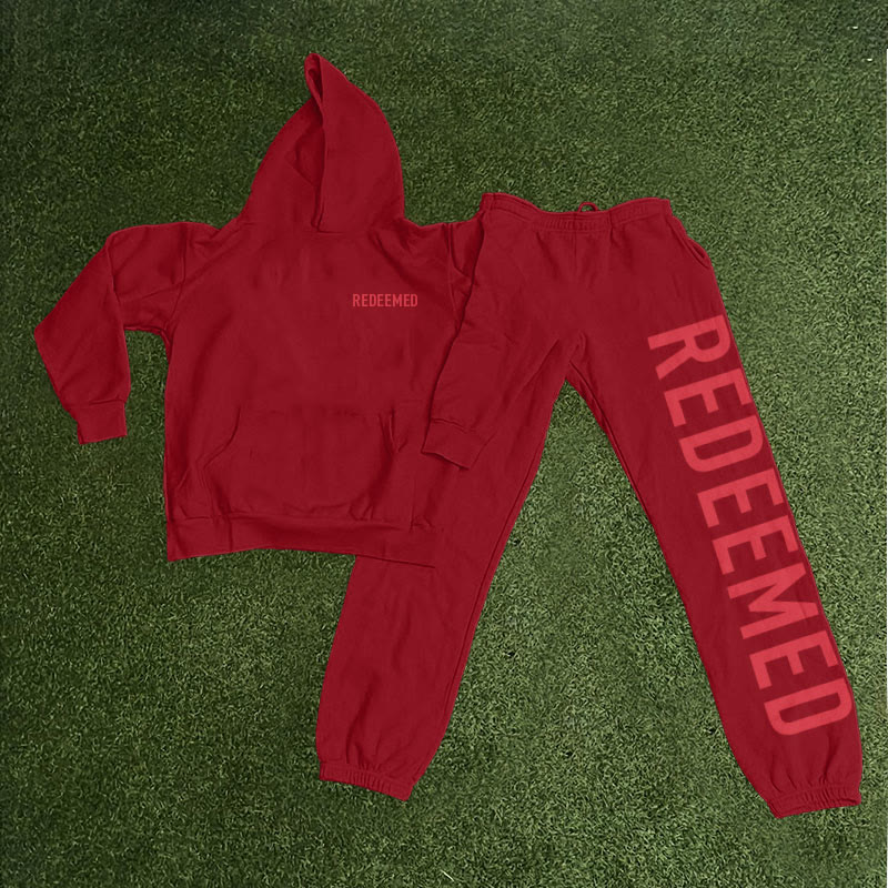 Unisex Redeemed Galatians 2:20 Print Hoodie Set - image 8