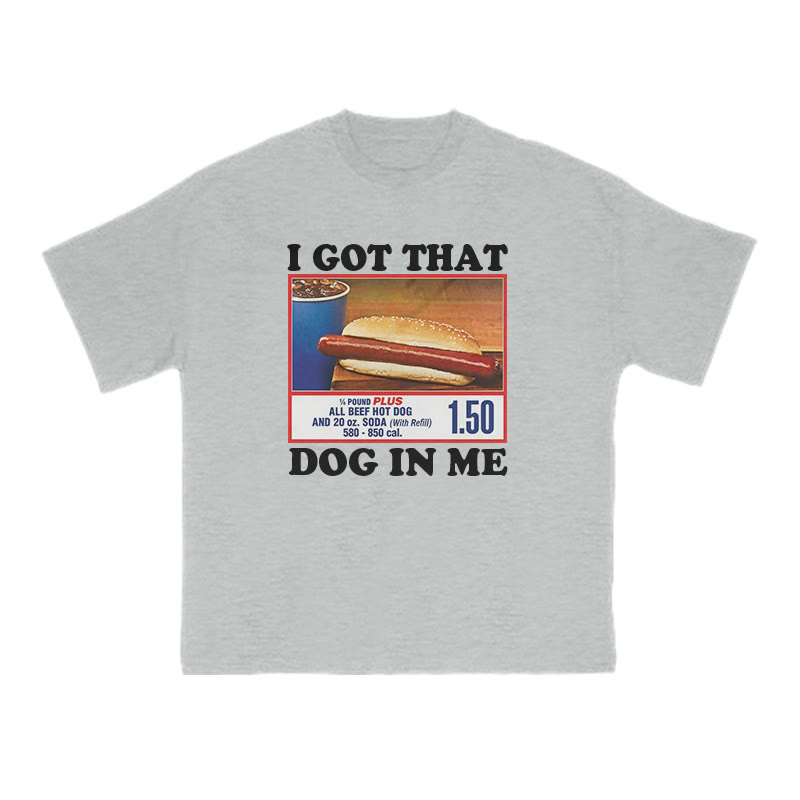 I Got That Dog In Me Print T-shirt - Grey - US16-18(2XL) - image 3