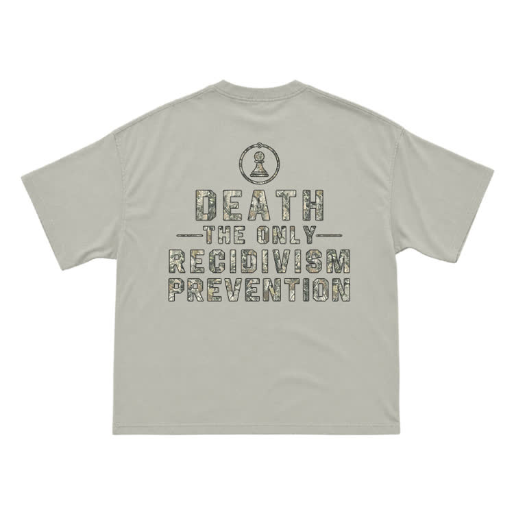 Camo Texture Statement Print T-shirt - Warm Grey - US16-18(2XL) - image 13
