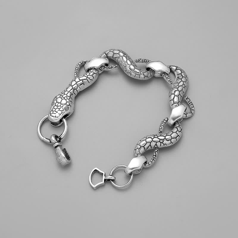 Men's Alloy Snake Bracelet