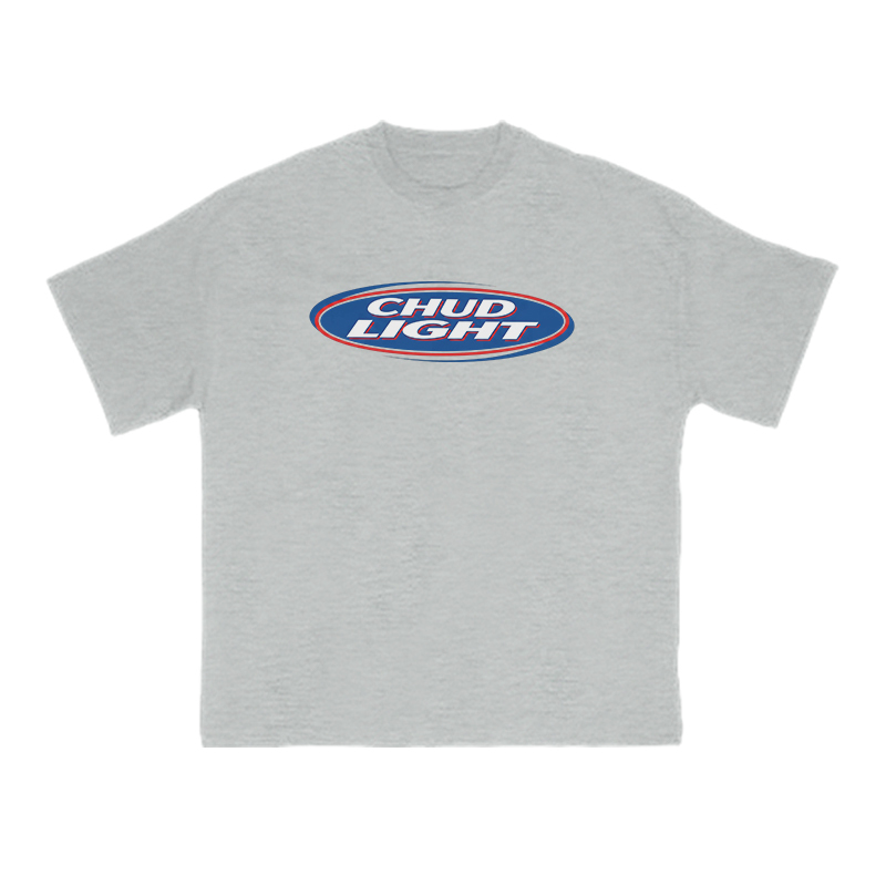 Retro Oval Badge Graphic Print T-Shirt - Grey - US16-18(2XL) - image 11