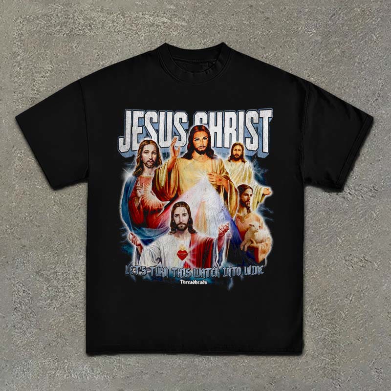 Jesus Christ Print T-shirt