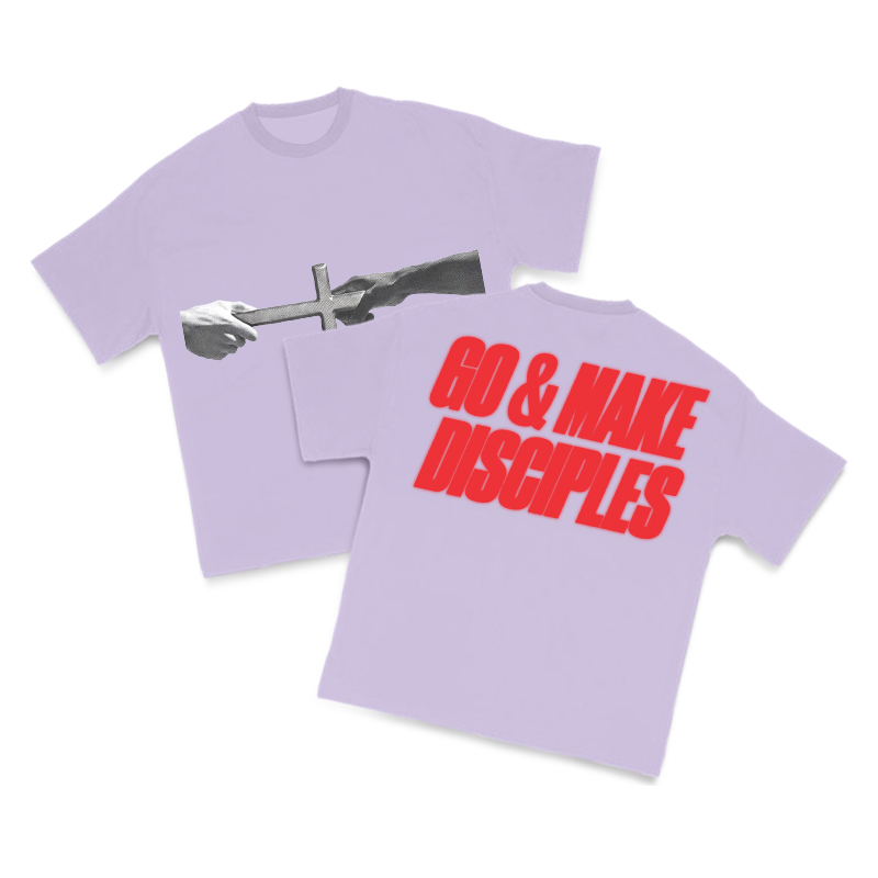 Go & Make Disciples Print T-shirt - Purple - US16-18(2XL) - image 11