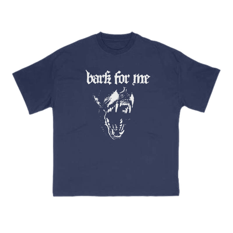 Bark For Me Print T-shirt - Navy Blue - US16-18(2XL) - image 9
