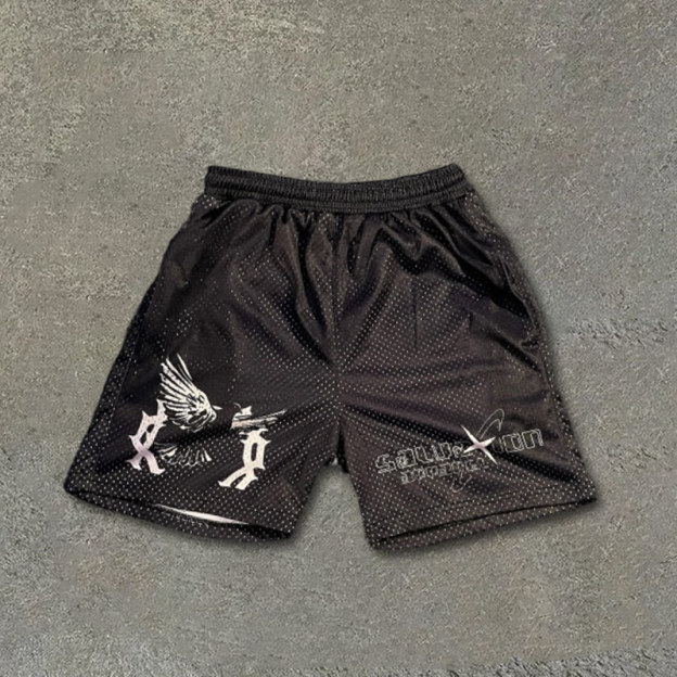 Acts 4:12 Print Mesh Shorts