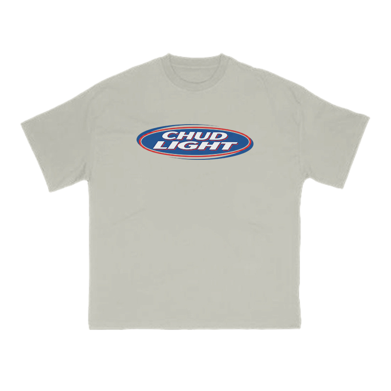 Retro Oval Badge Graphic Print T-Shirt - Warm Grey - US16-18(2XL) - image 9