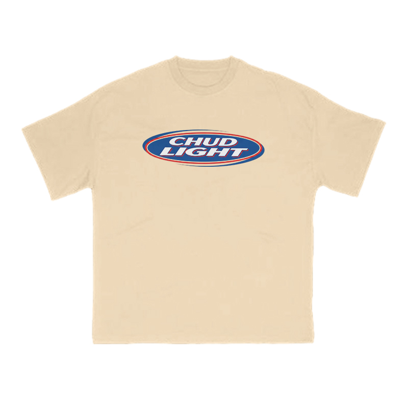 Retro Oval Badge Graphic Print T-Shirt - Apricot - US16-18(2XL) - image 10