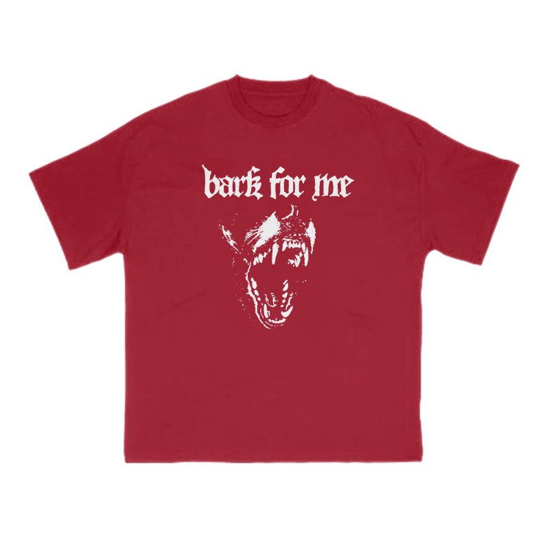 Bark For Me Print T-shirt - Red - US16-18(2XL) - image 13
