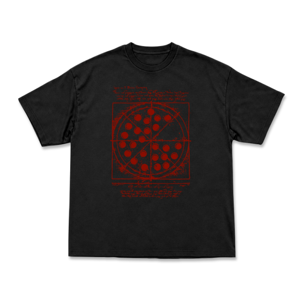 Heritage Sketch Print Ribbed Street Style T-Shirt - Black - US16-18(2XL) - image 7