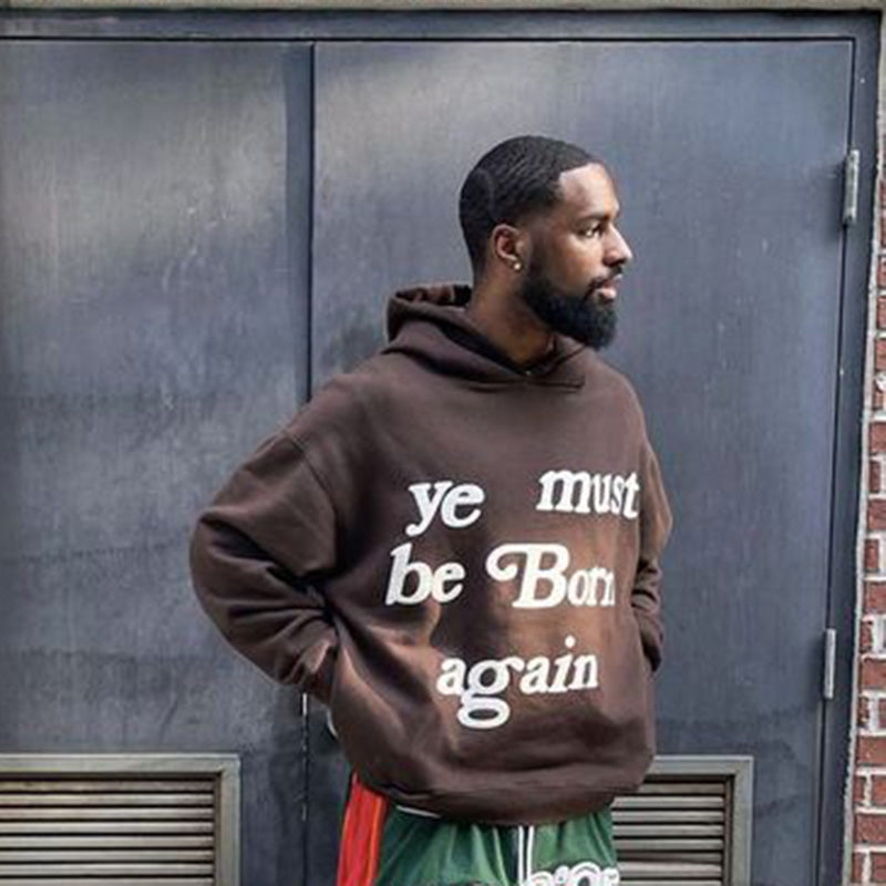 Ye Must Be Born Again Print Hoodie