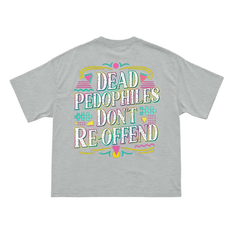 Provocative Slogan Back Print Streetwear T-Shirt - Grey - US16-18(2XL) - image 14