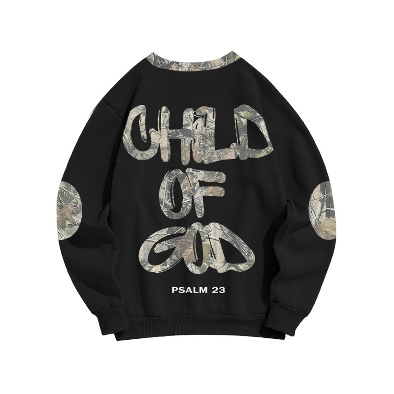 Child Of God Dead Leaves Camouflage Print Sweatshirt - image 4