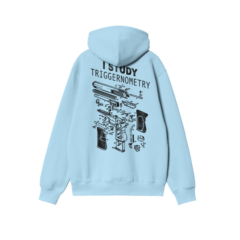 I Study Triggernometry Blueprint Print Hoodie - Blue - US16-18(2XL) - image 6