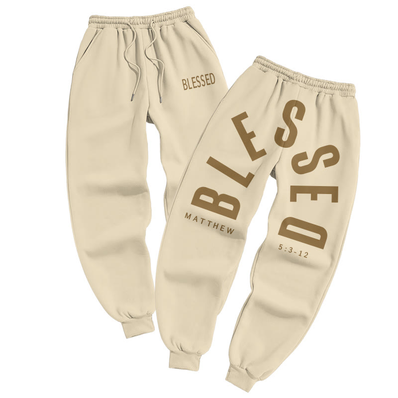 Blessed Matthew 5:3-12 Print Pants - Apricot - US16-18(2XL) - image 4