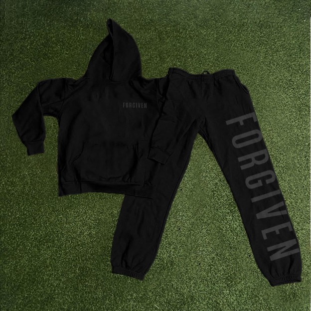 Unisex Forgiven Psalm 32:1 Print Hoodie Set - image 10