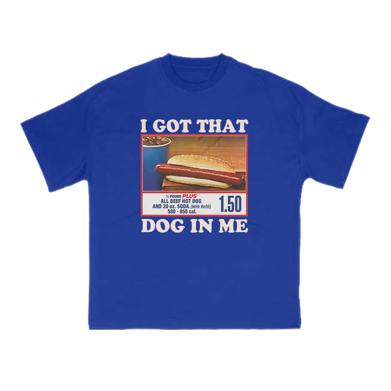 I Got That Dog In Me Print T-shirt - Blue - US16-18(2XL) - image 9