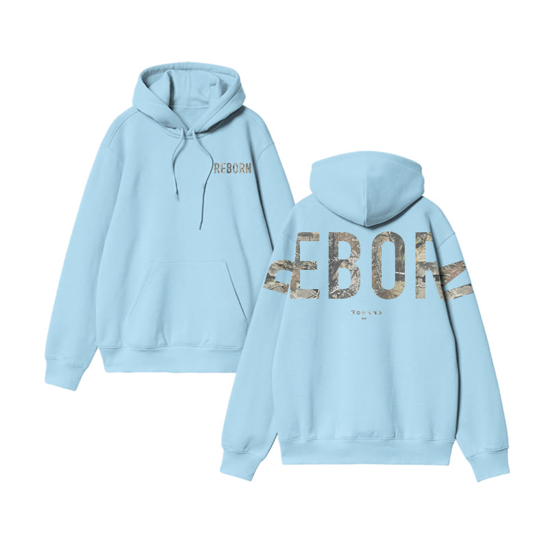 Reborn Dead Leaves Camouflage Print Hoodie - image 10