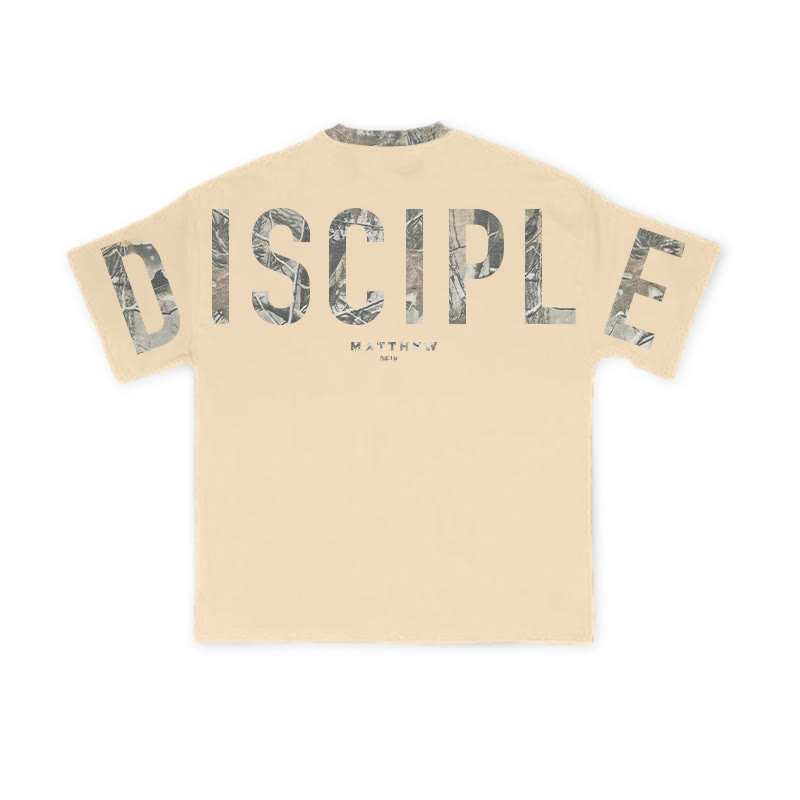Disciple Matthew 28:19 Dead Leaves Camouflage Print T-shirt - image 10