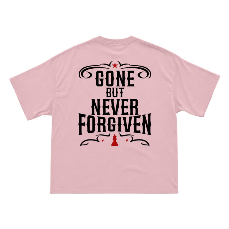 Vintage Street Gone But Never Forgiven Back Graphic T-Shirt - Pink - US16-18(2XL) - image 9