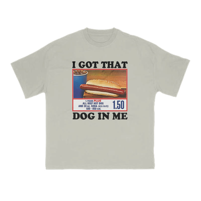 I Got That Dog In Me Print T-shirt - Warm Grey - US16-18(2XL) - image 4