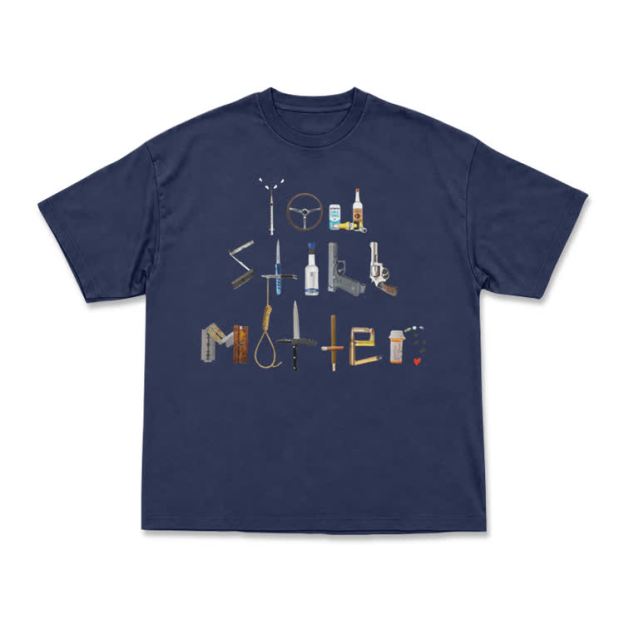 Midnight Collage Streetwear Graphic Short Sleeve T-Shirt - Navy Blue - US16-18(2XL) - image 10