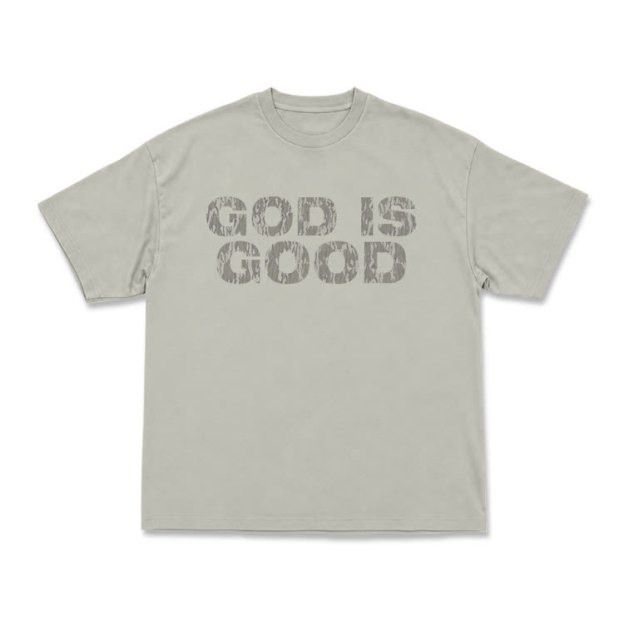 God Is Good Graphic Short Sleeve T-Shirt - Warm Grey - US16-18(2XL) - image 4