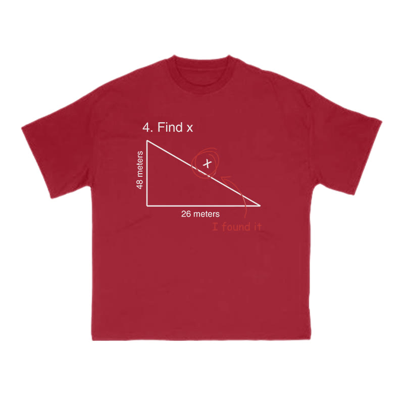 Find X Print T-shirt - Red - US16-18(2XL) - image 12