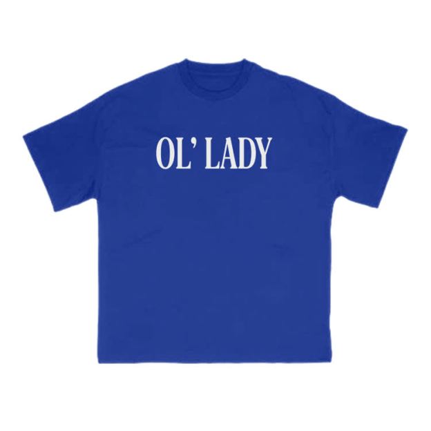 Ol' Lady Print T-shirt - Blue - US16-18(2XL) - image 13