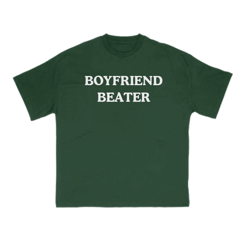 Boyfriend Beater Print T-shirt - Green - US16-18(2XL) - image 9