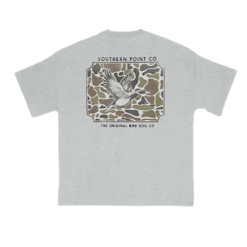 Unisex 100% Cotton Wild Duck Camouflage Print T-shirt